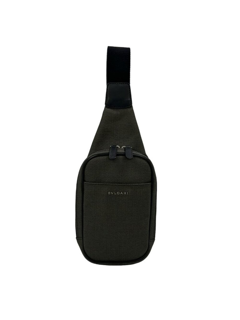 Bvlgari Bag Weekend Dark Gray Black Leather